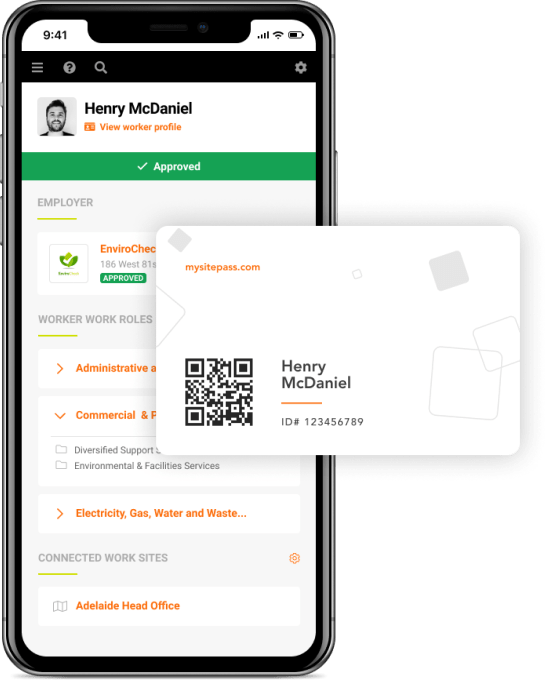 Mobile app and ID card